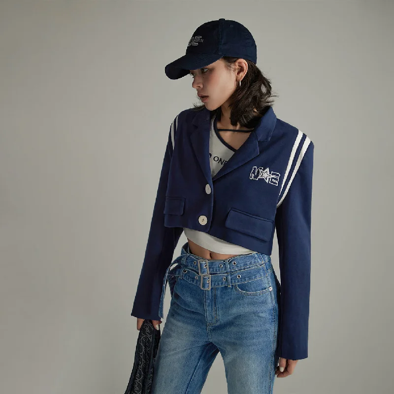 Cropped Varsity JacketCroptopbrand