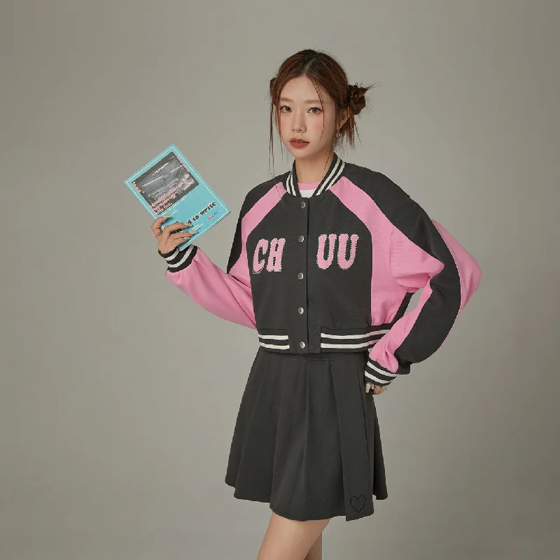 Logo Varsity Cropped JacketCroptopexperience