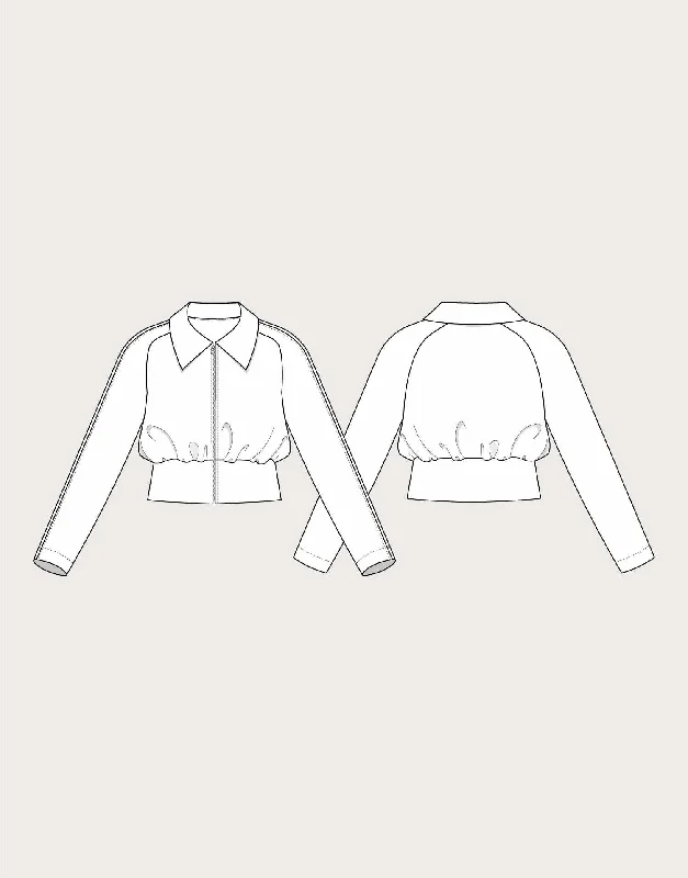 Cropped Jacket Sewing Pattern, The Assembly LineCroptophistory