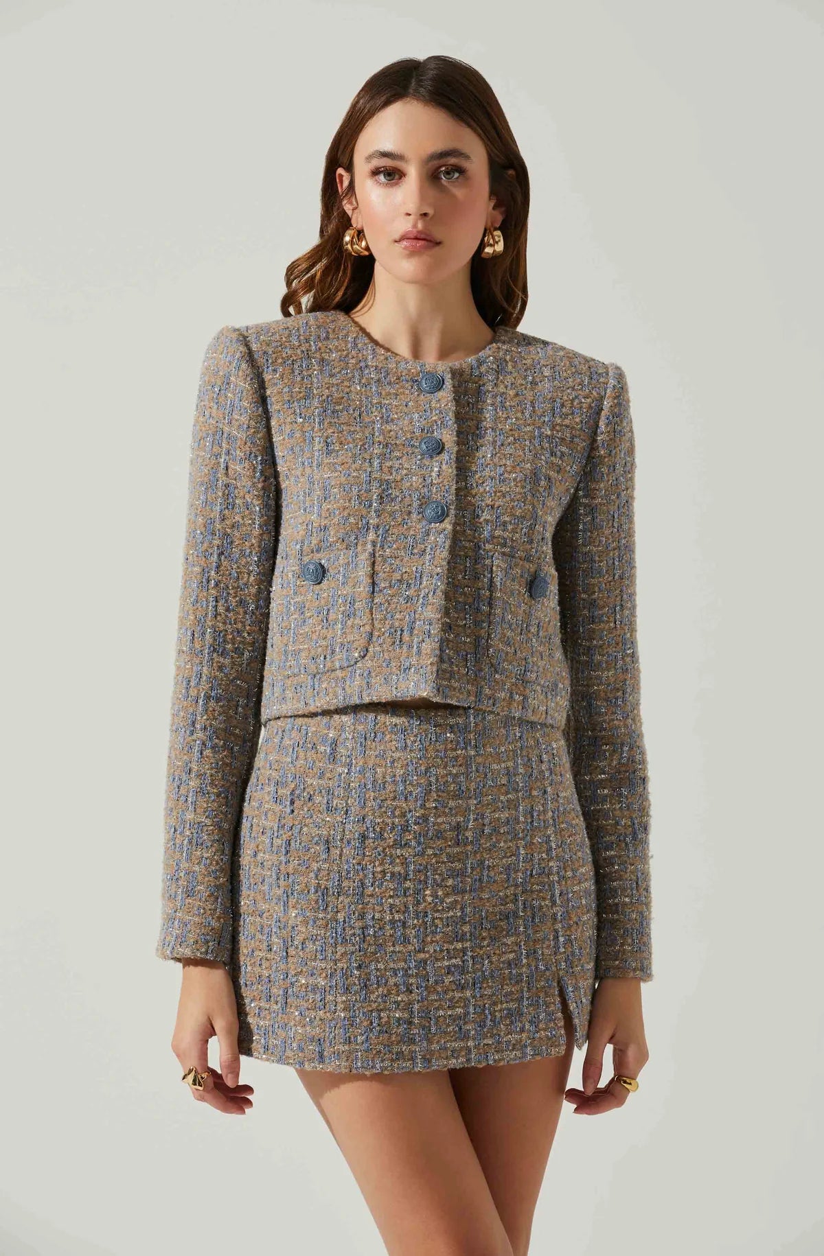 Lyssa Tweed Cropped JacketCroptopcollar