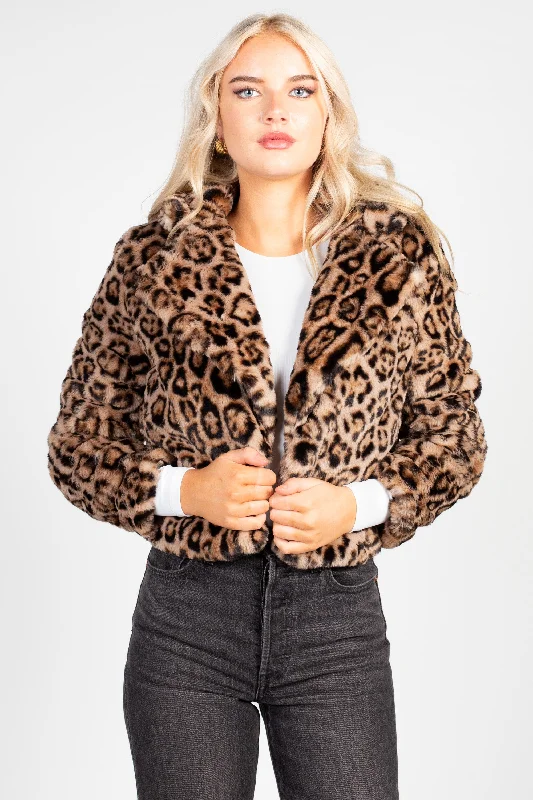 Camel Leopard Print