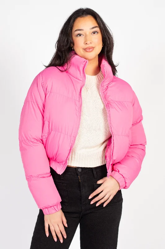 Annelise Padded Cropped Puffer JacketCroptopcommunity