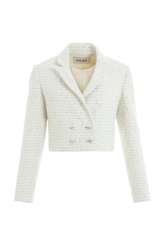 BOUCLE CROPPED JACKETCroptophem