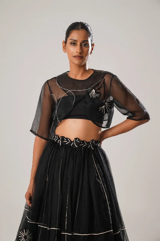 Silk Organza Cropped OverlayCroptopgadget