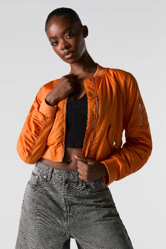 Cropped Bomber JacketCroptoplightweight